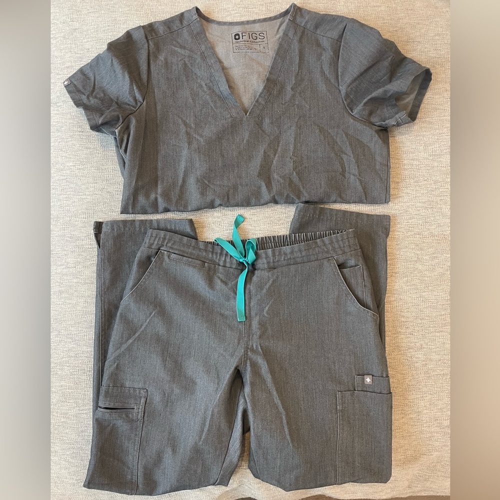 Figs Gray Technical Collection Scrub Pants